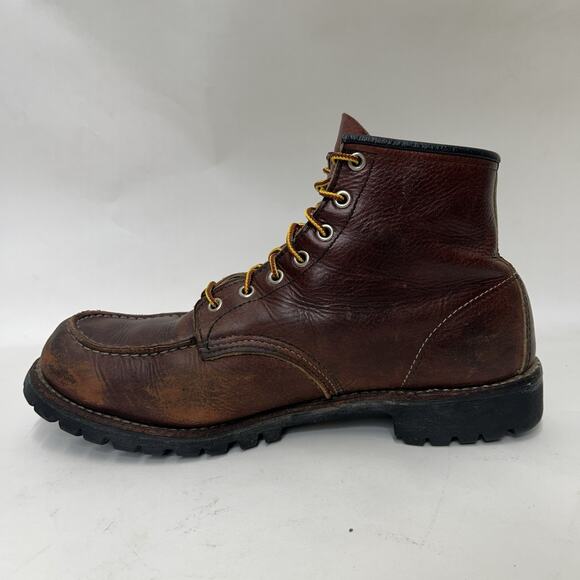 Red Wing Roughneck 6-inch Moc Work Boots “Dark Brown” 8146 main image 5
